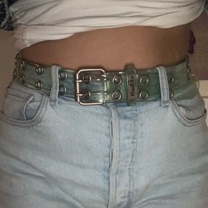 Vintage Mudd Sparkly Eyelet Belt